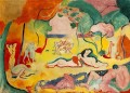 Le bonheur de vivre La alegría de vivir fauvismo abstracto Henri Matisse Pintura al óleo